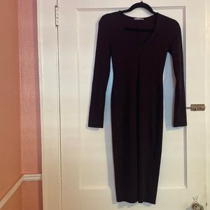 Long sleeve VNeck Dress
